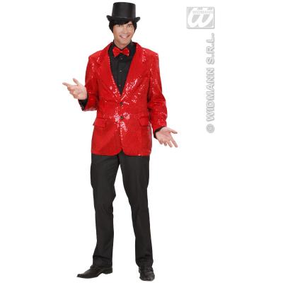 Veste à paillettes Shwo Rouge - Taille M