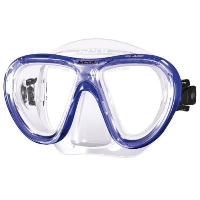 Seac plage masque binoculaire en silicone enfant bleu
