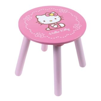 Tabouret Pour Table De Jeu Ou Bureau Pour Enfant Hello Kitty Collection Mobilier Bois Table Et Chaise Achat Prix Fnac