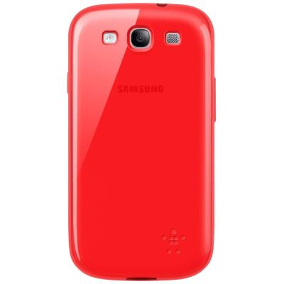 Belkin F8M431cwC03 Coque en TPU pour Samsung Galaxy S3 Rouge