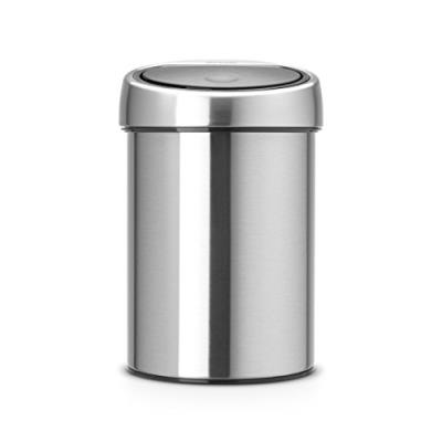 Brabantia 363986 poubelle touch bin seau intérieur plastique 3 l matt inox