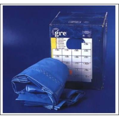 Gre Pools - Liner 0,40 Piscine Ronde D240 + Rail D'Accroche