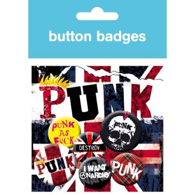 Set de Badges Punk Union Jack