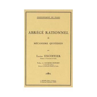 Méthodes Et Pédagogie Combre Excoffier Lucien - Abrege Rationnel De Mecanisme Quotidien - Piano Piano - 1