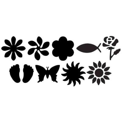 Heyda perforateur à motif fleur i, petit, couleur: rouge 203687420