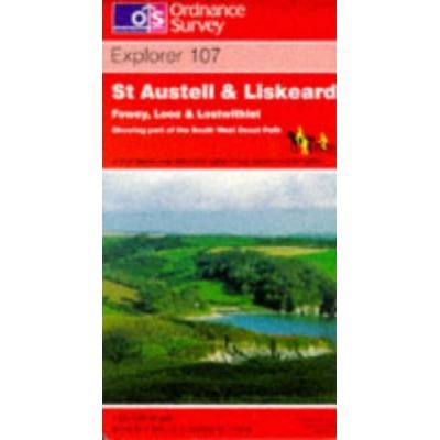 Carte Région St Austell, Liskeard, Fowey, Looe Et Lostwithiel - Guide Cornwall Complet