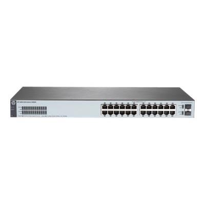 HPE 1820-24G - switch - 24 poorten - Beheerd - desktop, rack-uitvoering, wandbevestiging