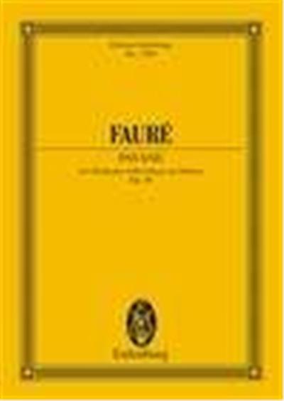 Faure Gabriel Pavane Op.50 Choeur Et Orchestre Conducteur De Poche