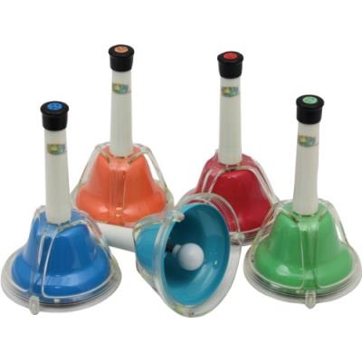 Percussion workshop cb5 lot de 5 clochettes colorées