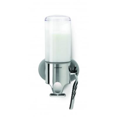 Distributeur mural simple SimpleHuman - BT1034 - Plastique - Transparent - Chromé