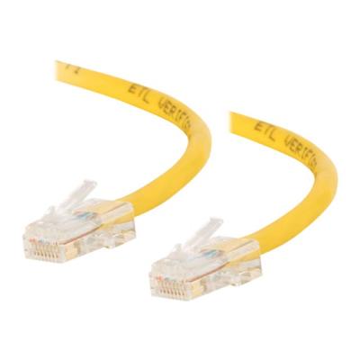 C2G Cat5e Non-Booted Unshielded (UTP) Network Crossover Patch Cable - kruiskabel - 5 m - geel