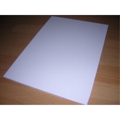 Carton mousse / plume - blanc - épaisseur 5 mm - A4 (21x29.7) - 1 plaque