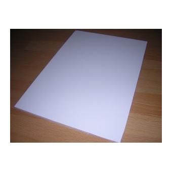 Carton plume A4 blanc - 5 mm - 1 planche - Carton plume - Creavea