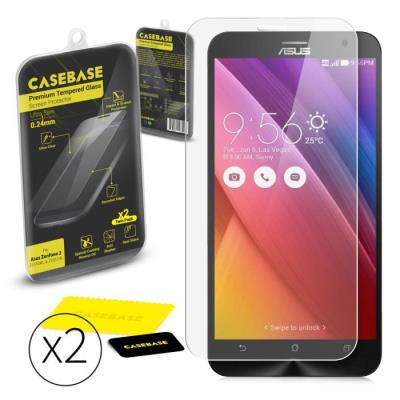 CASEBASE 2*Films Verre Trempé HQ pour Asus Zenfone 2 ZE551ML