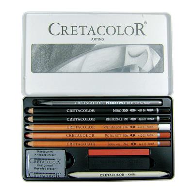 Assortiment pour techniques sèches - 10 pièces