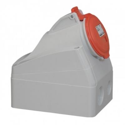 Legrand 555259 Prise saillie fixe P17 IP44 32A, 380V~ &agrave; 415V~, 3P+N+T