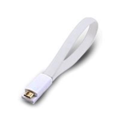 Cable Atlantis Land 0.2m USB 2.0 A - Micro USB 2.0 B M/M Blanc