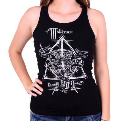 HARRY POTTER - T-Shirt Top Tank The III Brothers - GIRL (L)