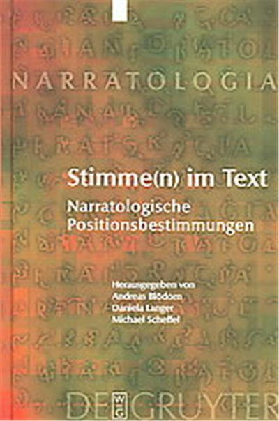 Stimme(n) im Text, Narratologia