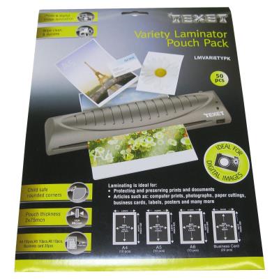 x20 Pochettes Plastique 100 Microns Format A4 pour Plastifieuse de Feuilles  A4