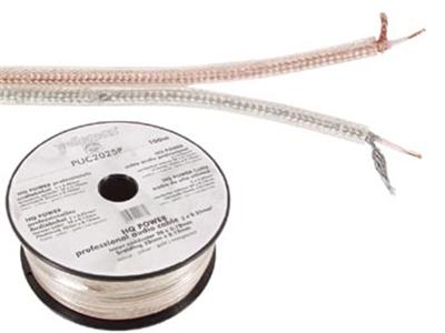 Velleman - Cable Professionnel Audio 2 X 0.25mm² Argent-Dore, 100m