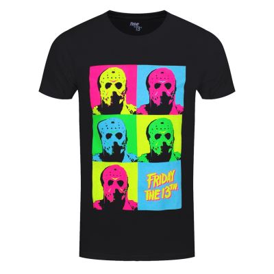 Friday the 13th T-Shirt Jason Pop Art Homme Noir - Taille M