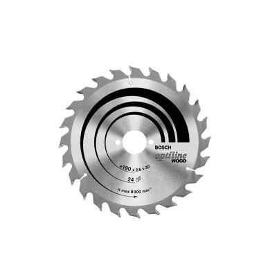 Lame De Scie Circulaire Portative Optiline Wood Ø 190 Al 30 Mm 12 Dents Bosch 2608641187
