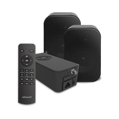 Ensemble amplificateur-radio-dab-Bluetooth paire d'enceintes ARTSOUND - PACKHYDE/UNI30