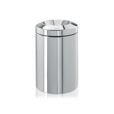 CORBEILLE À PAPIER PARE-FLAMME 15 LITRES - BRILLIANT STEEL