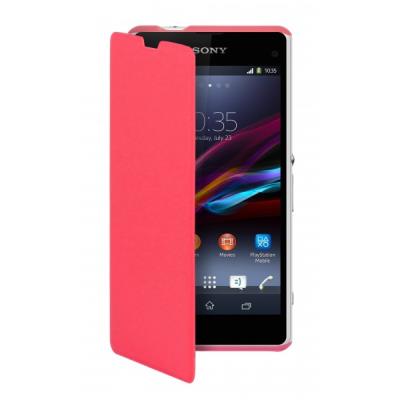 Étui Folio Cover Moxie Rose pour Sony Xpéria Z1 compact