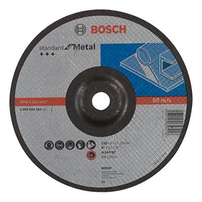Bosch Clé Coudée à Ébarber Standard pour Metal A 24 P Bf 230 Mm, 22,23 Mm, 6 Mm, 2608603184