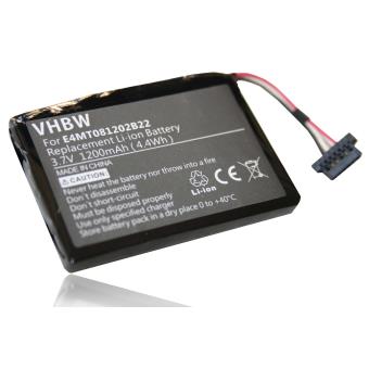 Batteria Polimeri Litio Garmin 2460 Batteria Di Ricambio Per Garmin Nüvi 2460 - Compatibile Con 2595lmt, Dezl 650lmt E Altri Modelli Batteria Litio 1250mAh