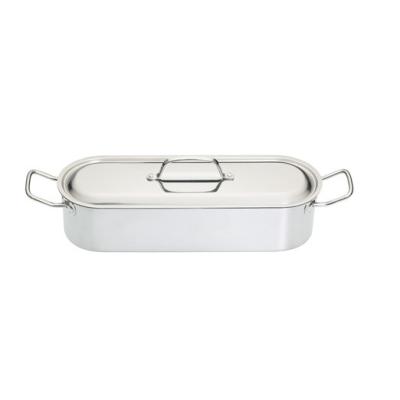 KitchenCraft Stainless Steel 45cm (18") Fish Poacher in Grey