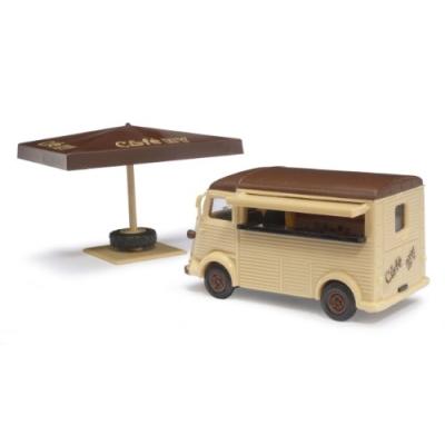 BUSCH VOITURES - BUV41903 - MODÉLISME FERROVIAIRE - TUBE CITROËN - CAFÉ