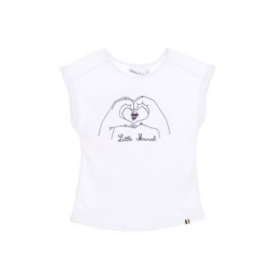 Tee-shirt manches courtes Cœur fille Little Marcel