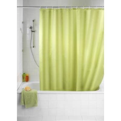 Wenko 20038100 rideau de douche en textile vert anis anti moisissure 180x200 cm