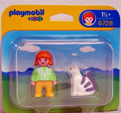 Playmobil - Fillette et Chat