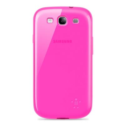 Belkin F8M431cwC04 Coque en TPU pour Samsung Galaxy S3 rose