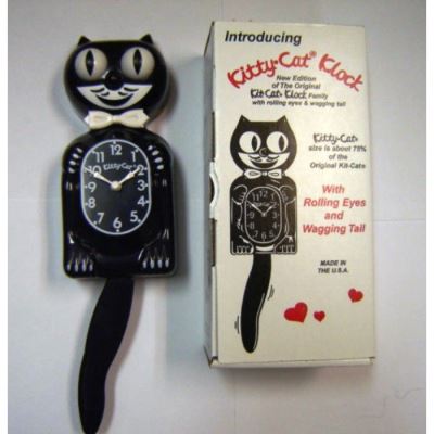 Pendule Kit Cat Clock Noir 40cm Horloge Deco Americaine Usa Autre Gadget Achat Prix Fnac