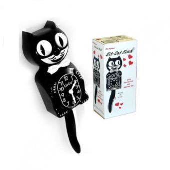 Pendule Kit Cat Clock Noir 40cm Horloge Deco Americaine Usa Autre Gadget Achat Prix Fnac