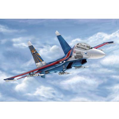 Maquette avion : su-27ub flanker c russe trumpeter
