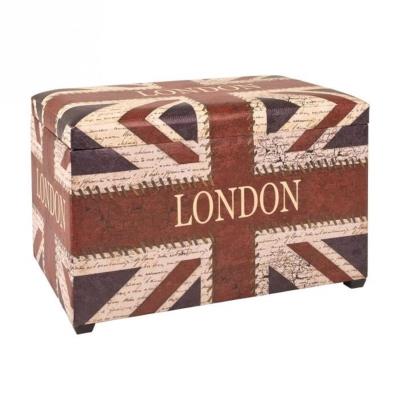 UNION JACK coffre de rangement pliable en simili