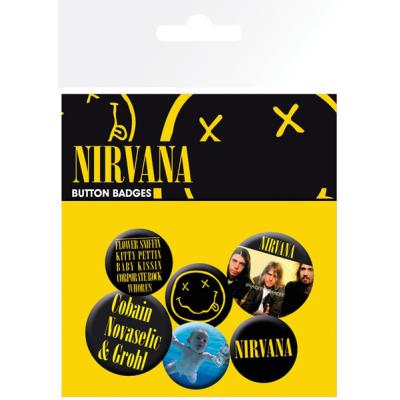 Set de Badges Nirvana Smiley