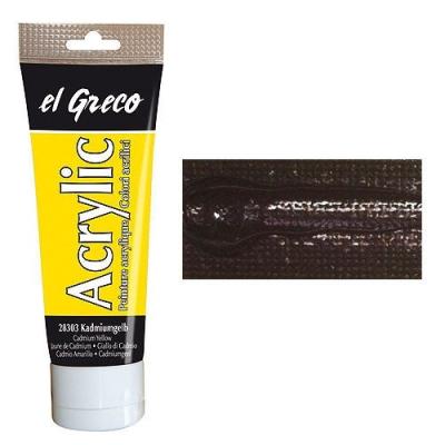 C.kreul peinture acrylique el greco, marron van dyke, 75 ml 28323