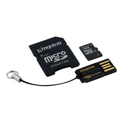 Kingston Multi-Kit / Mobility Kit - flashgeheugenkaart - 16 GB - microSDHC