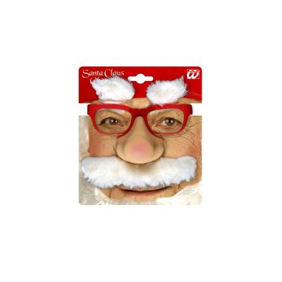 Paire De Lunettes+Nez+Moustache De Pere Noël