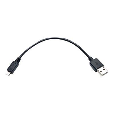 Tripp Lite 7 Inch USB 2.0 OTG Cable with 2-in-1 Connector Combo USB-A to USB Micro-B M/M 7 - USB-kabel - 17.9 cm