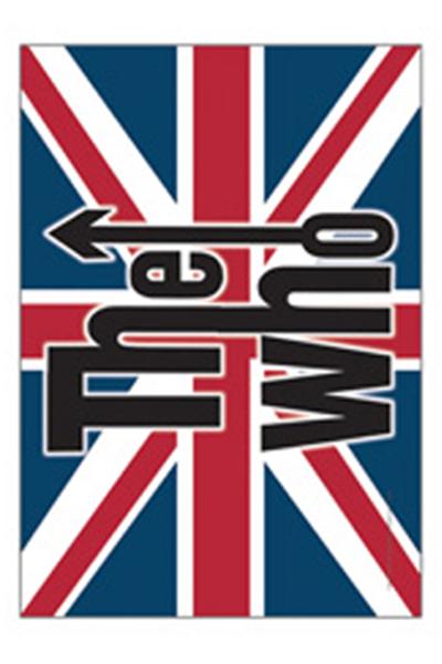The Who poster tissu Union Jack 75 x 110 cm