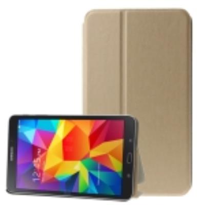 Galaxy Tab 4 8.0 T330 : Coque Housse Cuir (PU) Doré « Texturé »