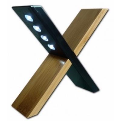 Sphynx lampe solaire en bambou multifonctions powerplus eq0547
